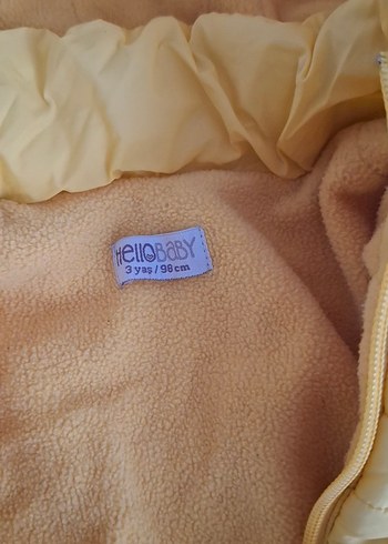 Hellobaby Sarı Fermuarlı Erkek Çocuk Mont - Görsel 5