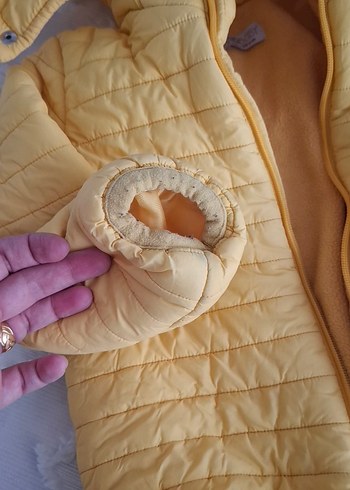 Hellobaby Sarı Fermuarlı Erkek Çocuk Mont - Görsel 6