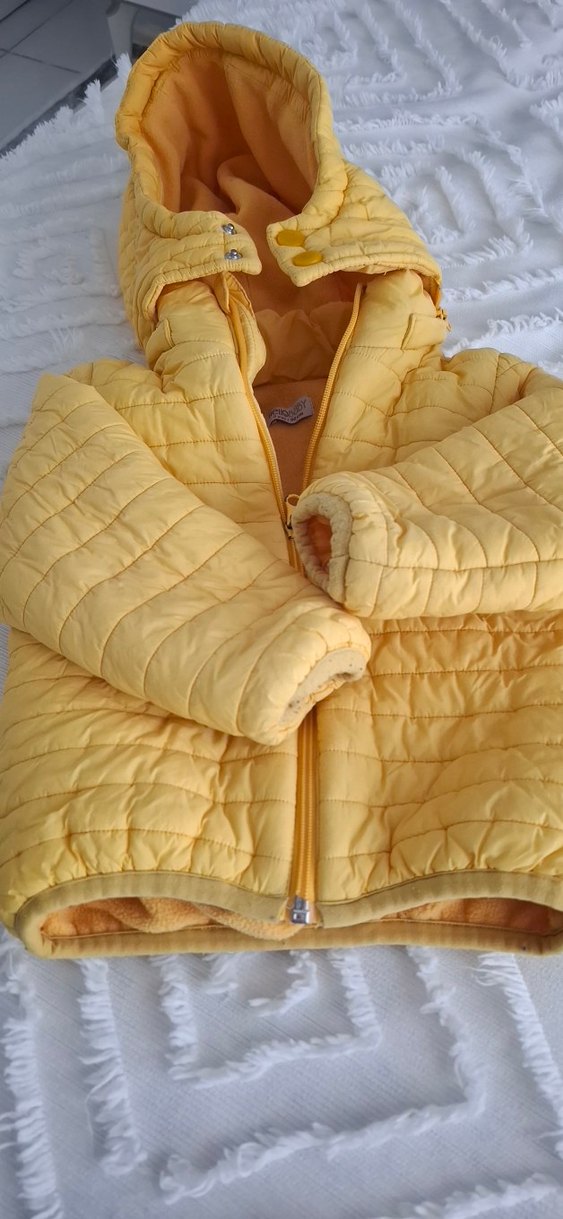 Hellobaby Sarı Fermuarlı Erkek Çocuk Mont - Görsel 3