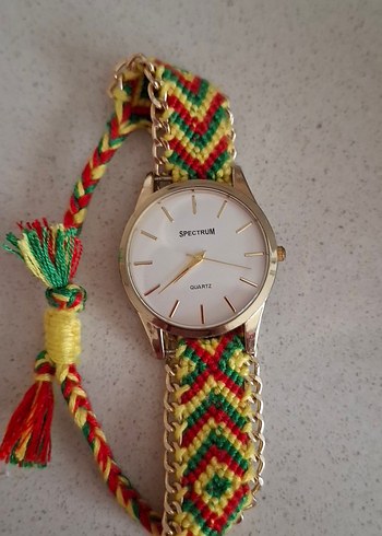 Renkli El işi Bohem Kadın Saati - Görsel 3