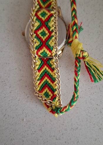 Renkli El işi Bohem Kadın Saati - Görsel 4