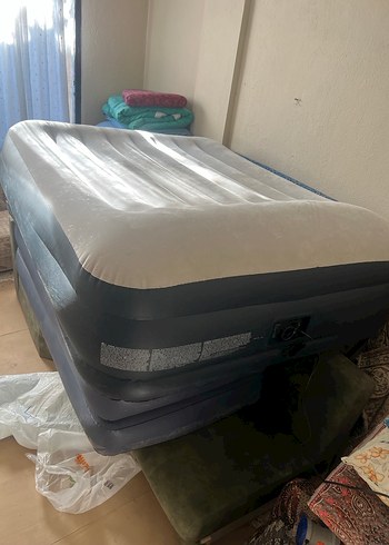 Beyaz Şişme Yatak - Görsel 4