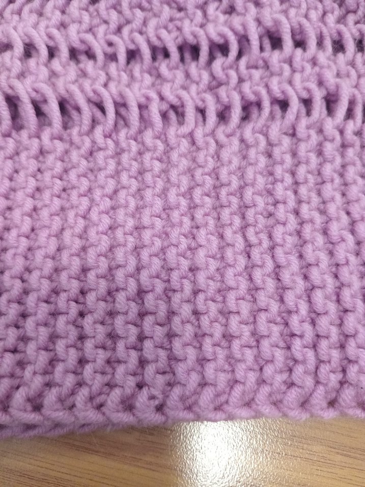 Kadın Mor Örgü Bere - Görsel 3