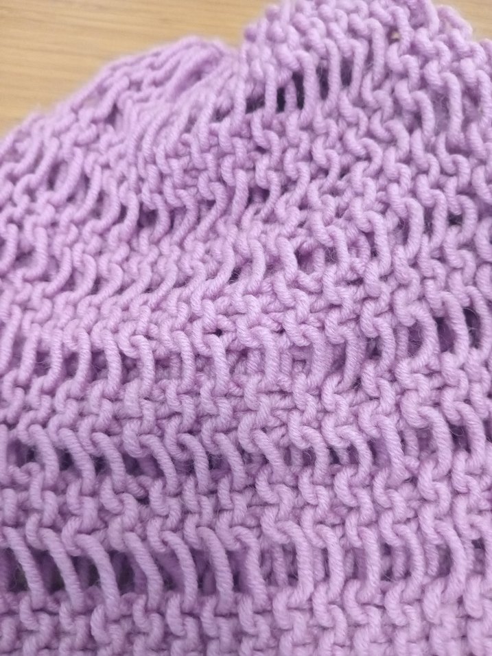 Kadın Mor Örgü Bere - Görsel 2