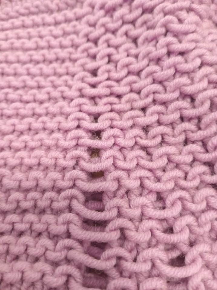 Kadın Mor Örgü Bere - Görsel 5