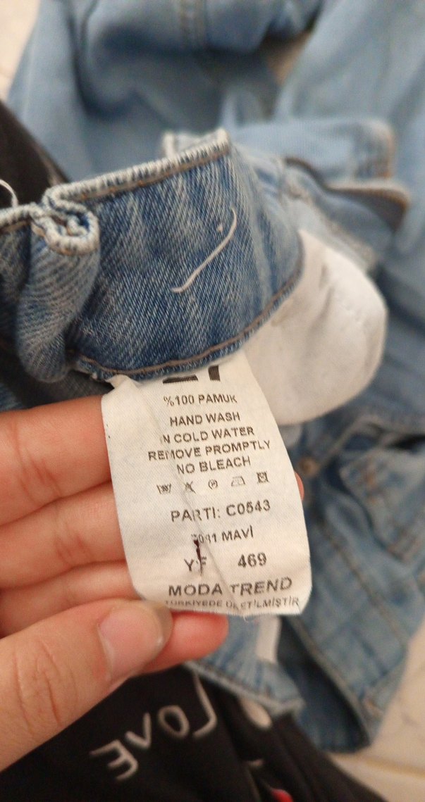 Mavi Rahat Kesim Midi Boy Kadın Kot Pantolon - Görsel 3