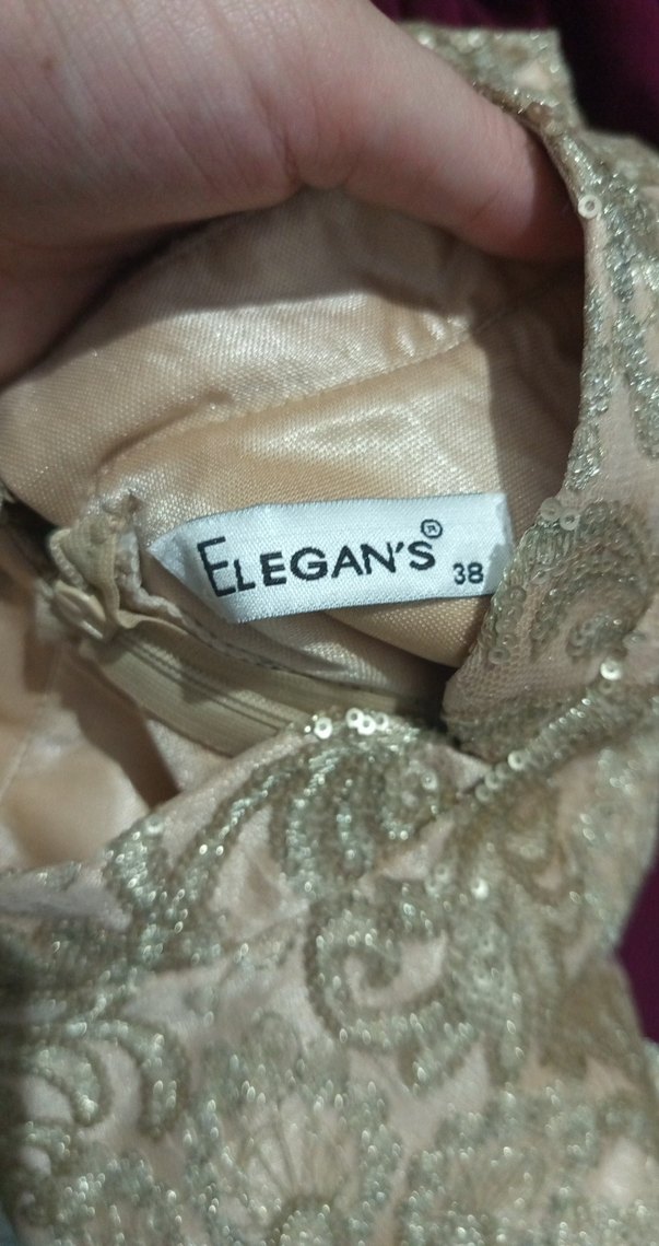 Bordo Drapeli Uzun Hamile Etek - Görsel 4