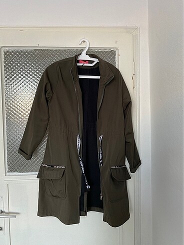 38 Beden haki Renk Trenhcoat