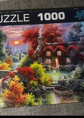 1000 Parça Çok Renkli Manzara Puzzle