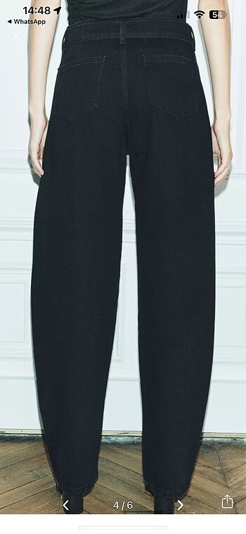 xs Beden siyah Renk Zara jean