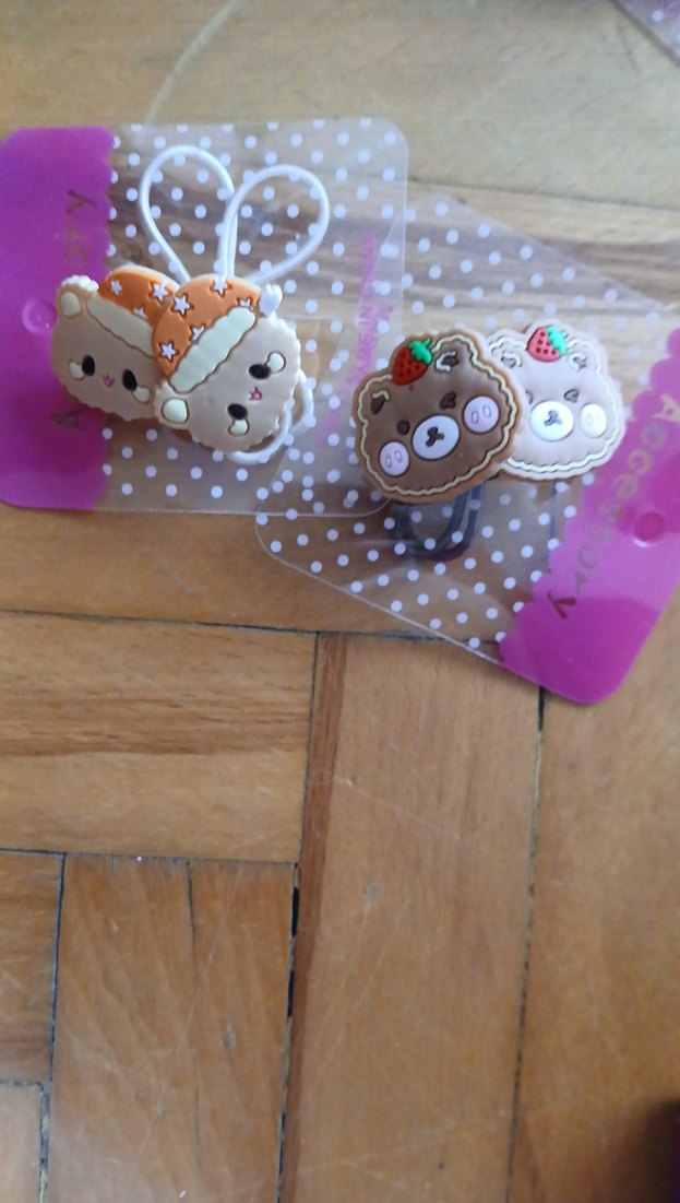 tatlı mini lastik toka - Görsel 2