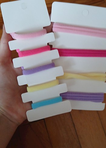 çok renkli kelebek lastikli tokalar - Görsel 4