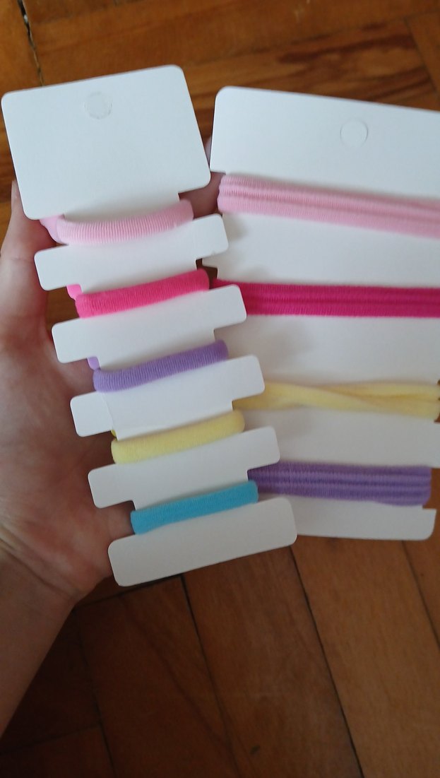 çok renkli kelebek lastikli tokalar - Görsel 4