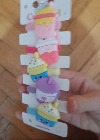 renkli içecek temalı lastik tokalar - Görsel 3