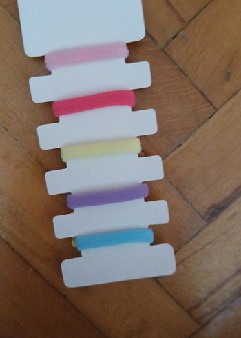 renkli içecek temalı lastik tokalar - Görsel 2