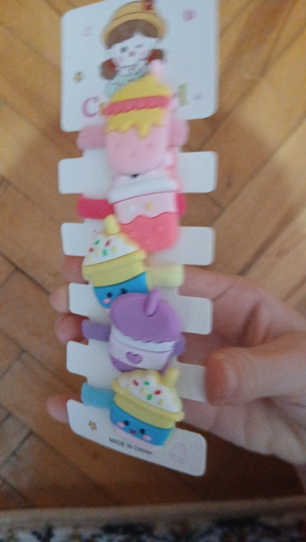 renkli içecek temalı lastik tokalar - Görsel 3