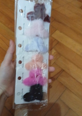 cok renkli mini kıskaçlı toka - Görsel 2