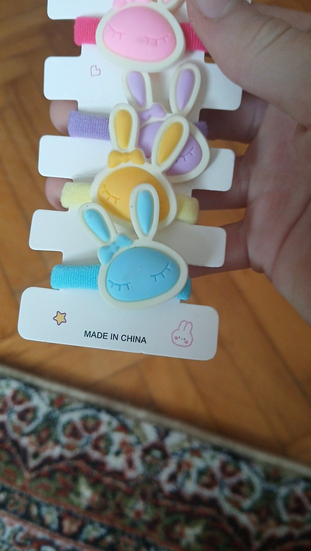 Tavşanlı lastik tokalar - Görsel 3