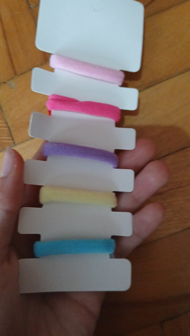 renkli meyveli ve fitonklu lastik tokalar - Görsel 3