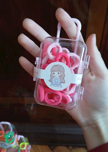 renkli valizli lastik toka - Görsel 2