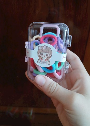 renkli valizli lastik toka - Görsel 4