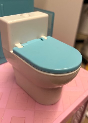 Barbie banyo seti 
Klozet ve lavabo - Görsel 2