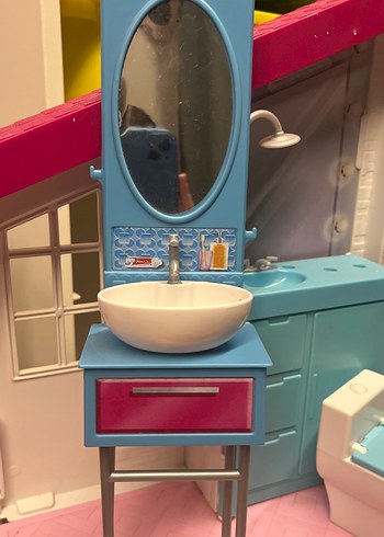 Barbie banyo seti 
Klozet ve lavabo - Görsel 4