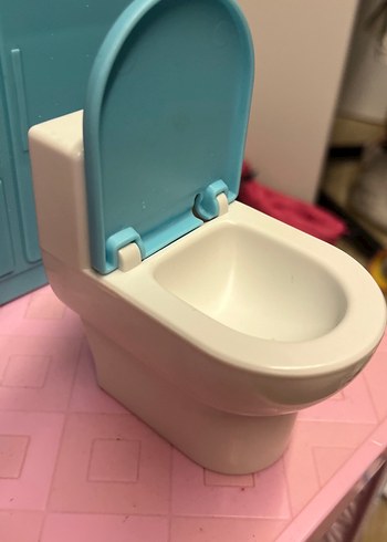 Barbie banyo seti 
Klozet ve lavabo - Görsel 3