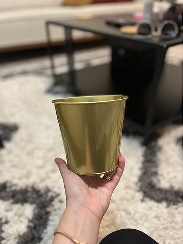 İkea gold saksı