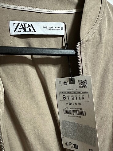 s Beden Zara Bomber ceket