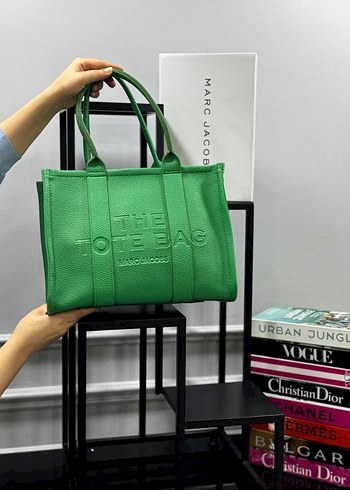 A+++ KALİTE Marc Jacobs Yeşil Deri Kadın Omuz Çantası