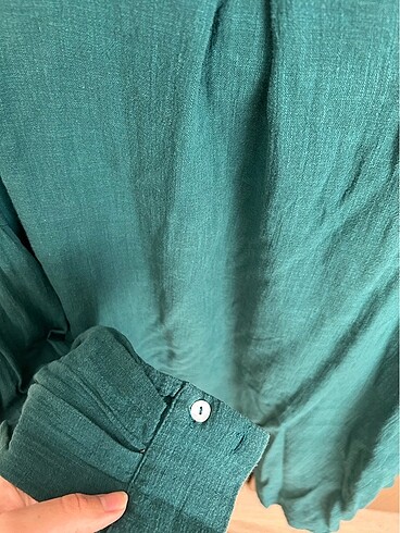 s Beden mavi Renk Pull and bear keten oversize gömlek