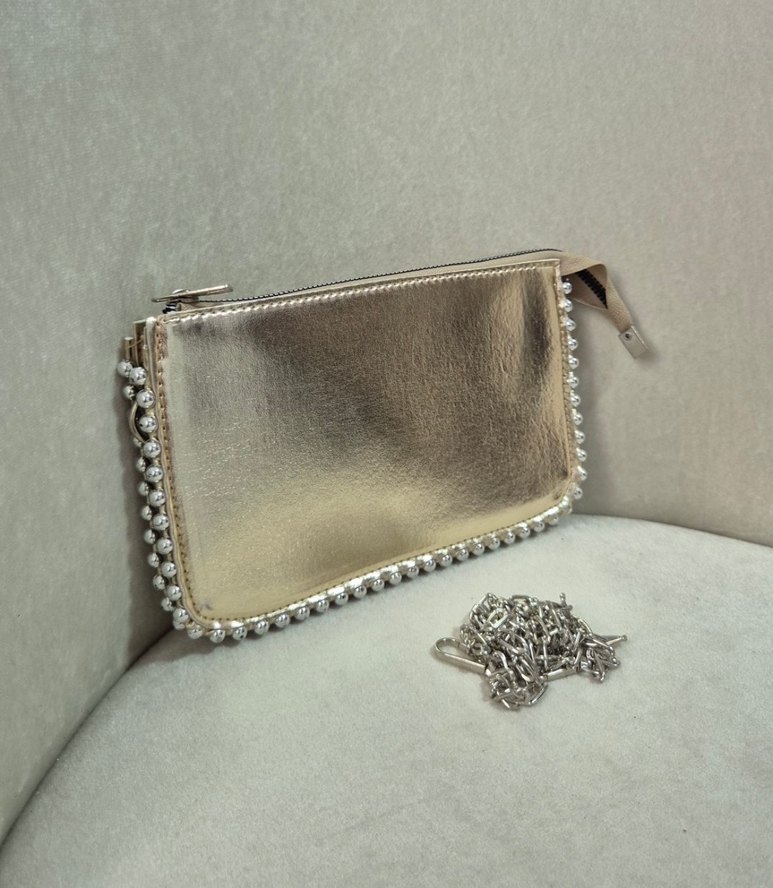 Zr muadili gold çanta - Görsel 2