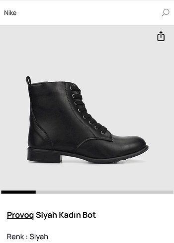 Provog Siyah Kadın Deri Bot - Görsel 2