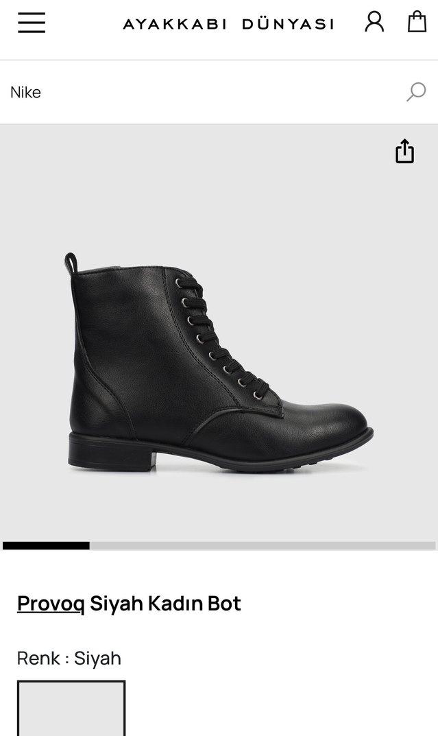 Provog Siyah Kadın Deri Bot - Görsel 2