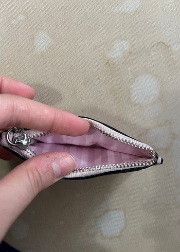 Victoria's Secret Pembe Kadın Deri Kartlık - Görsel 5