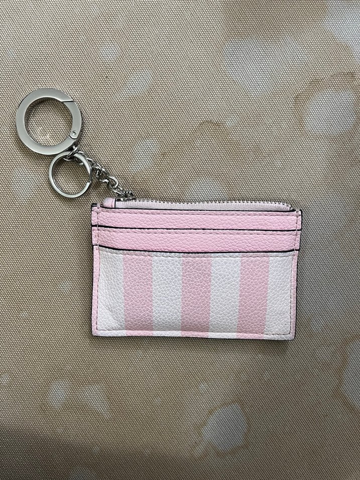 Victoria's Secret Pembe Kadın Deri Kartlık - Görsel 4