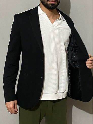 Defacto siyah blazer ceket