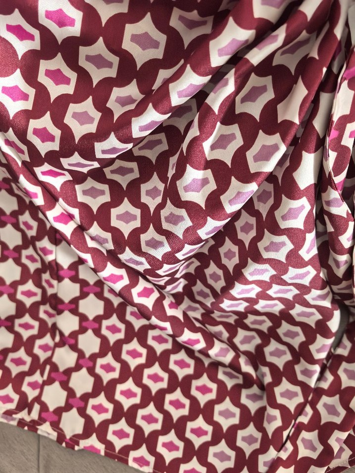 Geometrik desen kısa elbise - Görsel 5