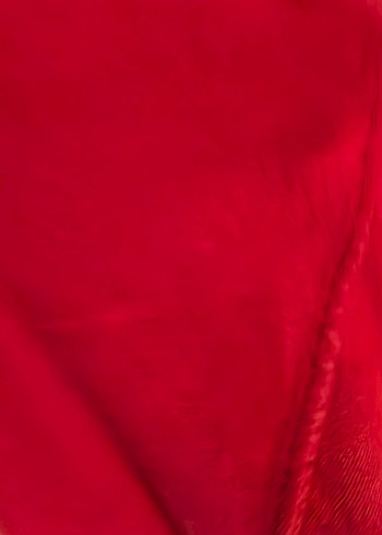 Kadın Kırmızı Düğmeli Denim Ceket - Görsel 3