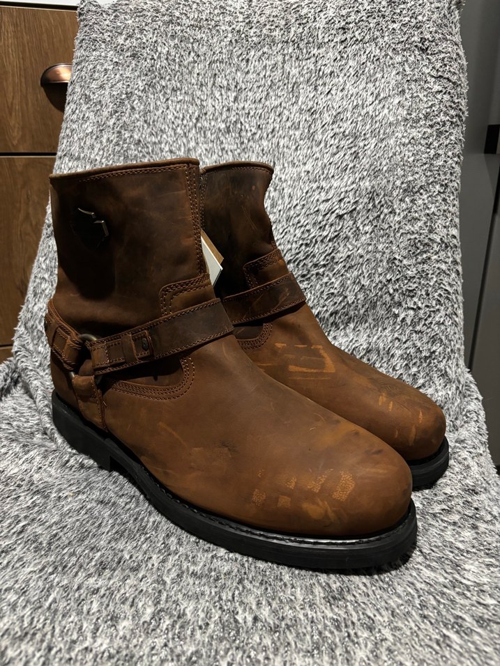 Harley Davidson Erkek Kahverengi Nubuk Bot — görsel 2/10