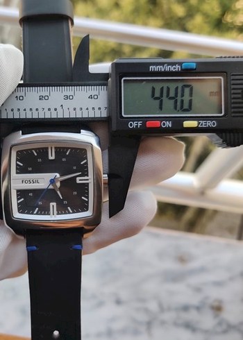 Fossil Kare Siyah Analog Kol Saati