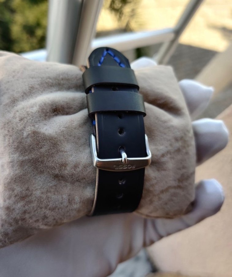 Fossil Kare Siyah Analog Kol Saati — görsel 6/9