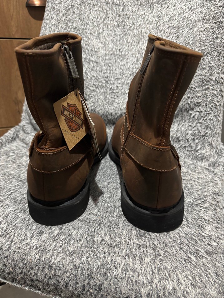 Harley Davidson Erkek Kahverengi Nubuk Bot — görsel 7/8
