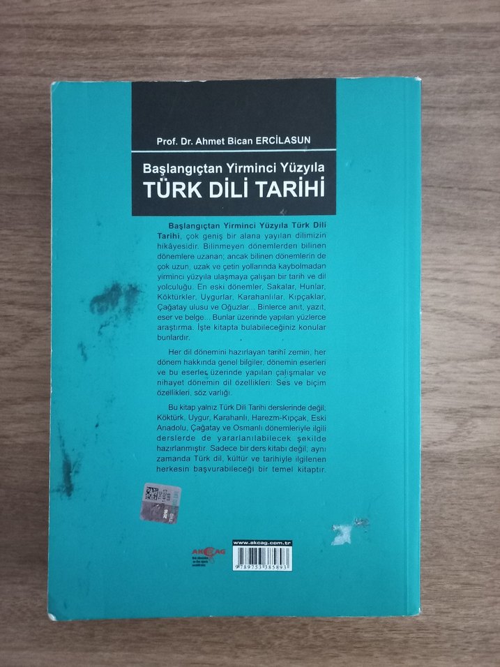Türk Dili Tarihi - Ahmet Bican Ercilasun - Görsel 2