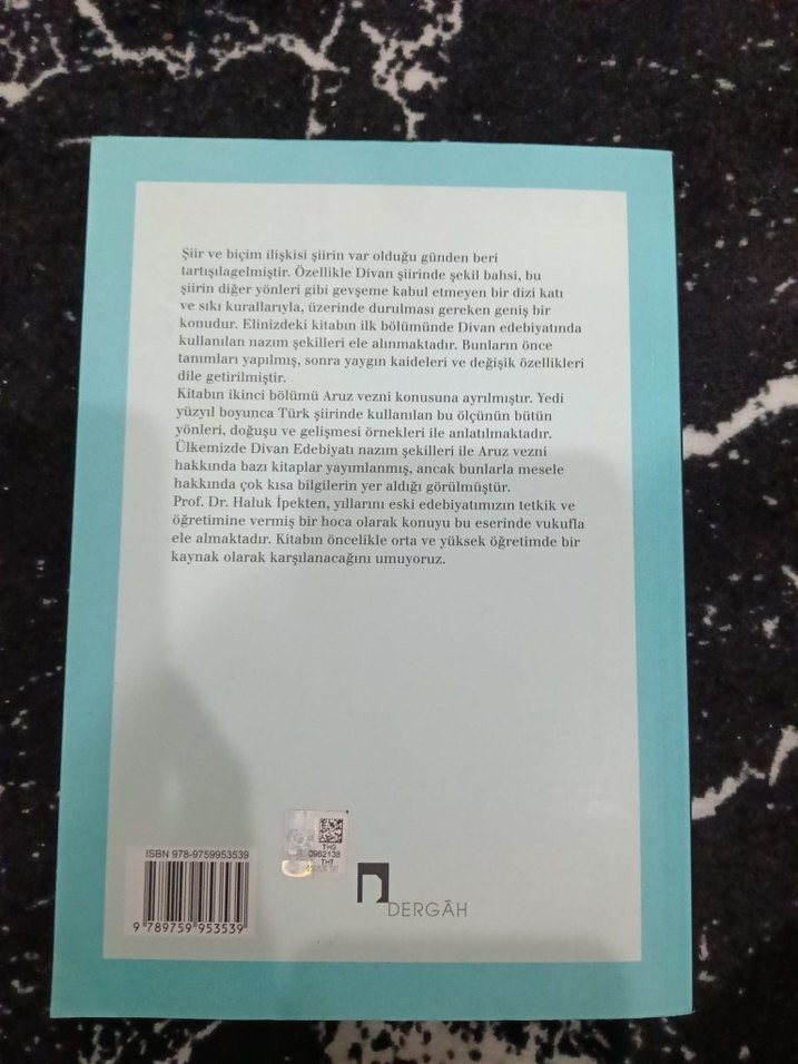 Eski Türk Edebiyatı Nazım Şekilleri ve Aruz - Haluk İpekten - Görsel 2