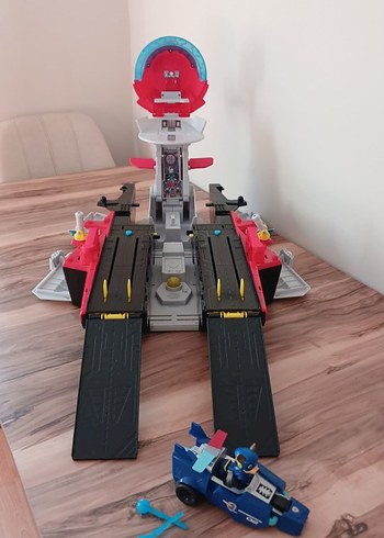 Paw patrol mighty uçak gemisi marine hq - Görsel 7