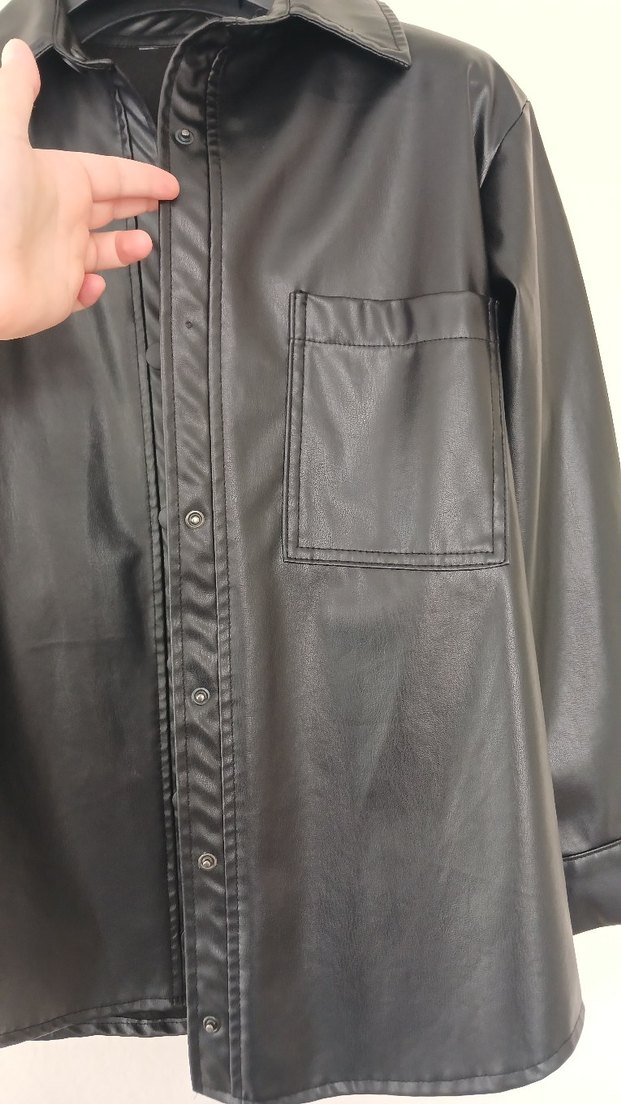 suni Deri Gömlek - Görsel 4