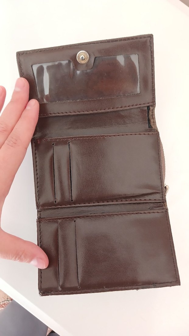 Michael Kors Kahverengi Fermuarlı Cüzdan - Görsel 4