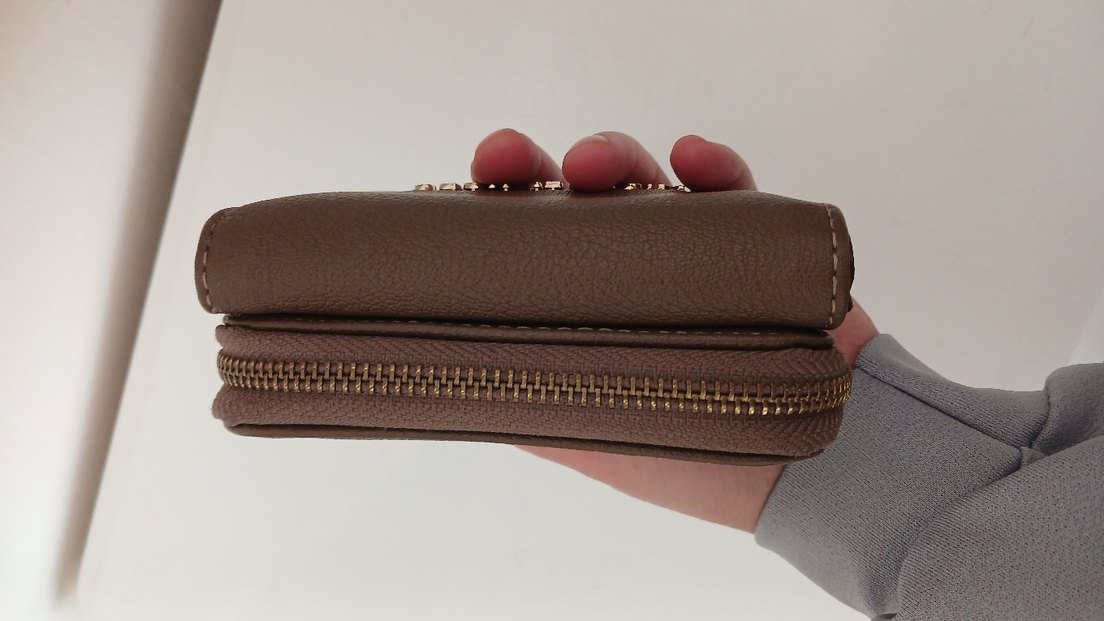 Michael Kors Kahverengi Fermuarlı Cüzdan - Görsel 3